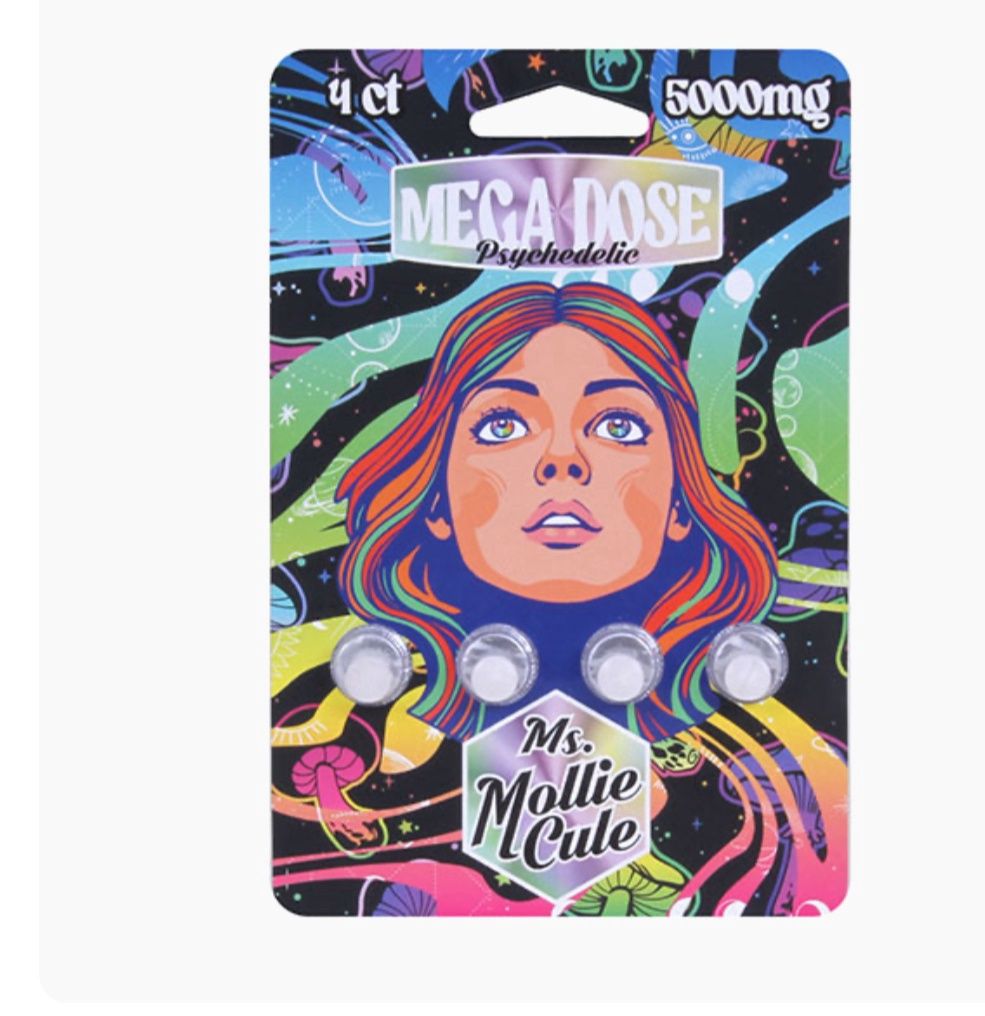 MS MOLLIE CULE MEGA DOSE PSYCHEDELIC TABLETS | (4CT) 5000MG