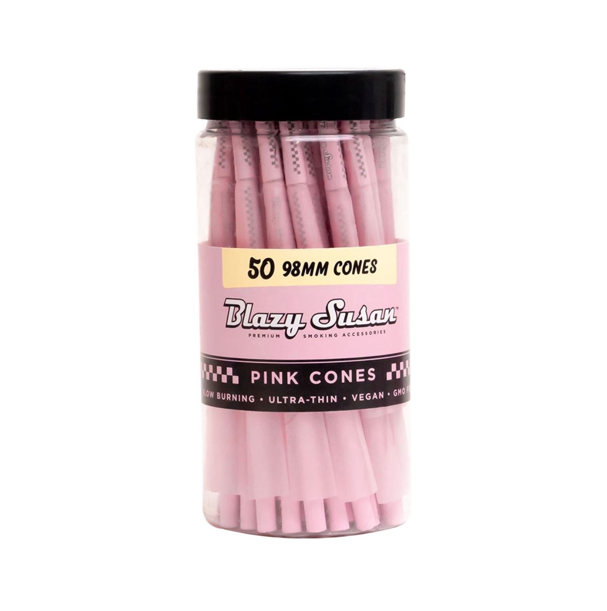 Pink Pre Rolled Cones | 98mm | 50 Count