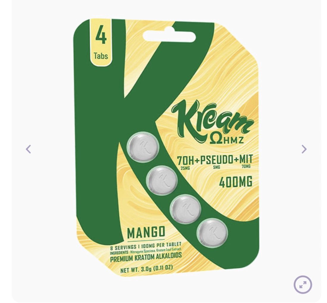 Kream 7 oh + pseudo + mit tablets, Flavor: Mango