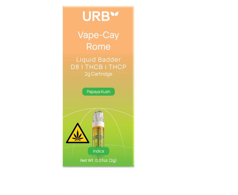 URB Vape-Cay Rome Liquid Badder |2G Cartridge