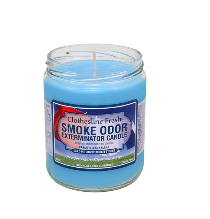SMOKE ODOR EXTERMINATOR CANDLE, Scent: Clothesline Fresh
