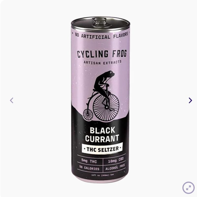 CYCLING FROG THC + CBD SELTZER | (15MG) 12OZ.