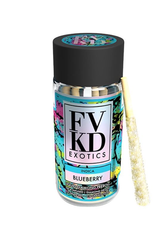 FVKD Exotics Liquid Diamond Pre Rolls | 7.5g