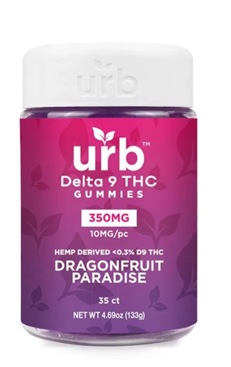 Urb Delta 9 THC 350MG Gummies – 35cnt