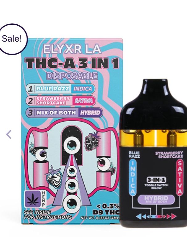 Elyxr THC-A 3-in-1 Disposable | 4g