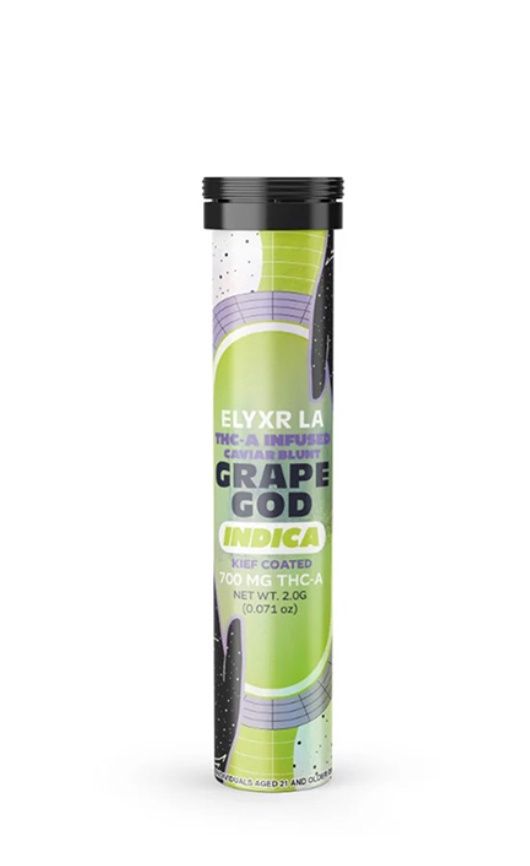 Elyxr THC-A Caviar Blunt | 2g, Strains:: Grape God – Indica