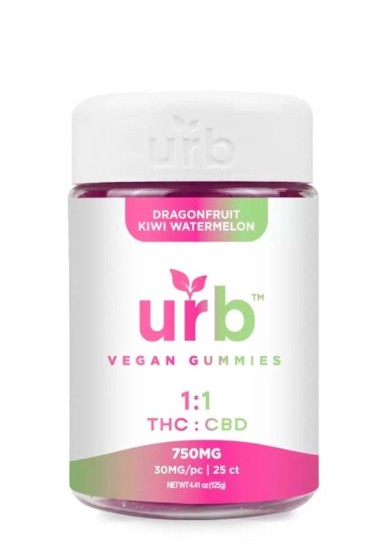 URB 1:1 THC CBD Gummies | 750mg