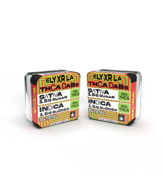 ELYXR THC-A SUGAR &amp; BUDDER COMBO DABS | 3G