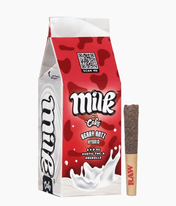 CAKE MILK THC-A PRE-ROLLS | (6CT) 3G