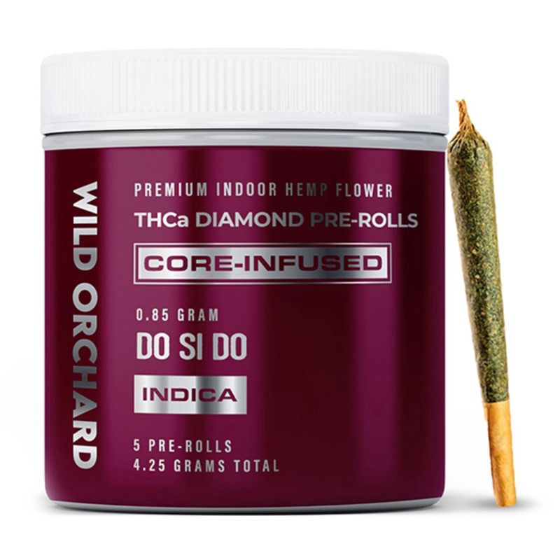 WILD ORCHARD THC-A CORE-INFUSED DIAMOND PRE-ROLLS | 5CT