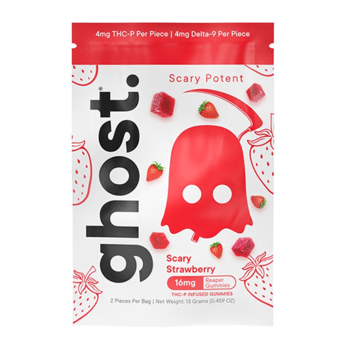 GHOST REAPER BLEND THCP + D9 GUMMIES | 2 COUNT, Flavors:: Scary Strawberries