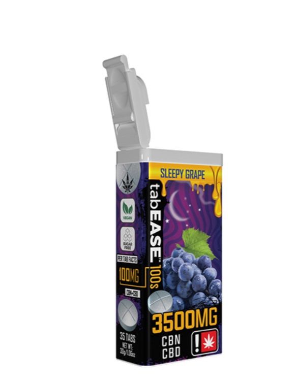 TabEase CBD|CBG|CBN, Flavors:: Sleepy Grape - CBN+CBD