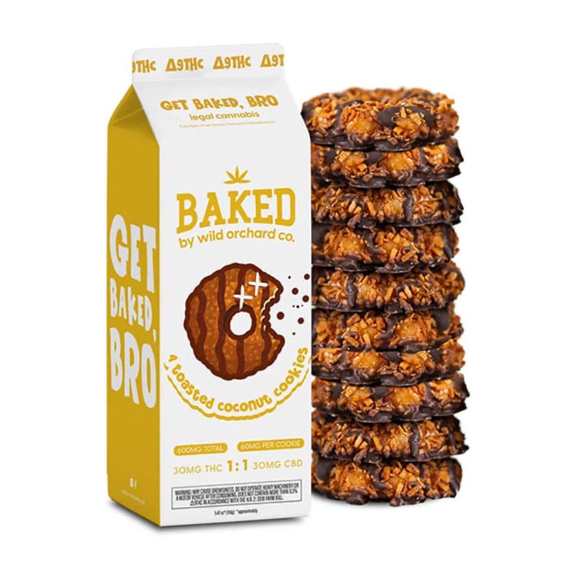 WILD ORCHARD DELTA-9 BAKED TOASTED COCONUT COOKIES