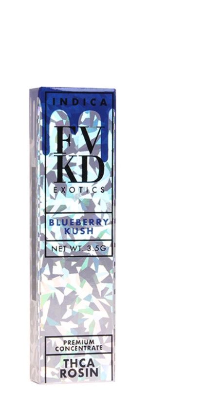 FVKD Exotics THC-A Rosin Disposable | 3.5g, Strain: Blueberry Kush Indica