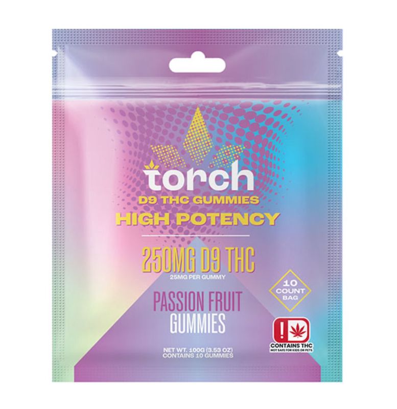Torch High Potency D9 Gummies | (10ct) 250mg
