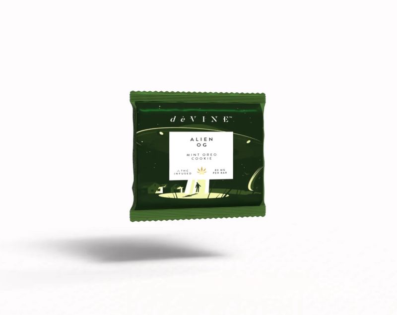 Devine D8 + D9 Chocolate Bar | (1ct) 80mg