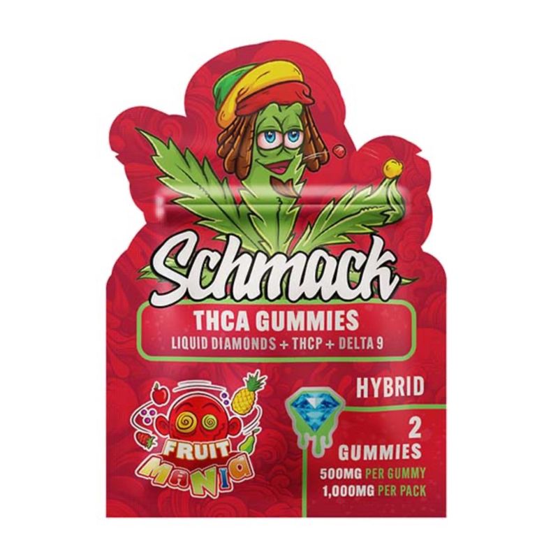 Schmack THCA Liquid Diamonds Gummies | (2ct) 1,000mg