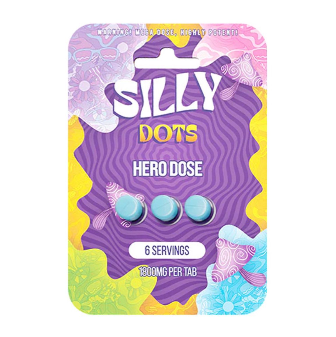 Purple Psilly Dots Hero Dose, Flavor: Natural
