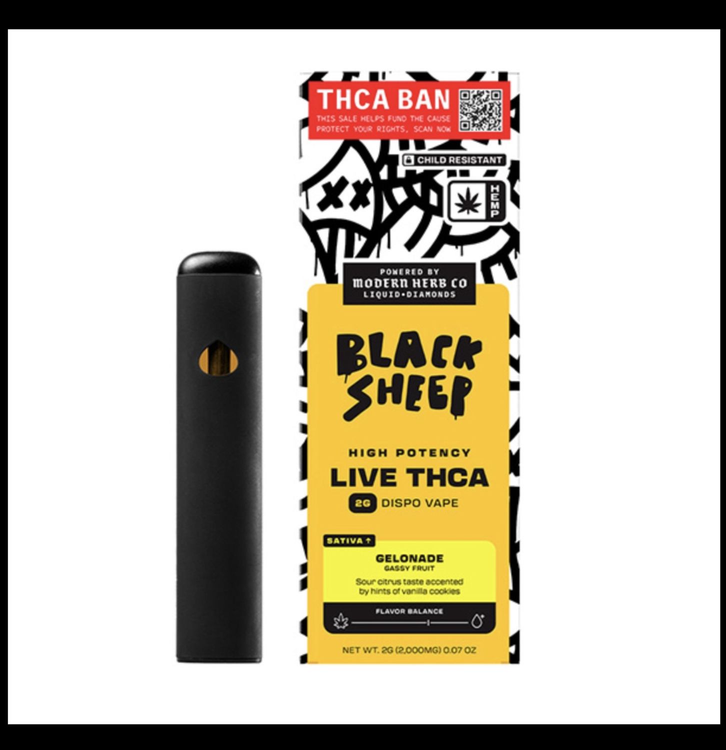Black Sheep Live THCa Disposable | 2g