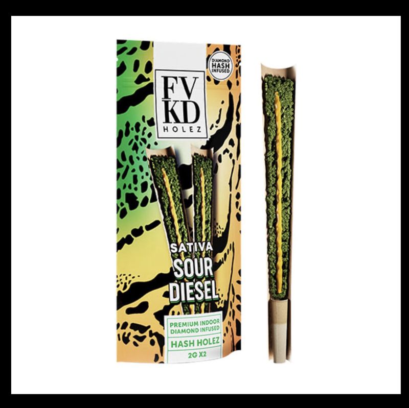 FVKD Diamond Hash Infused THCA Hash Holez Pre-Rolls | (2ct) 4g