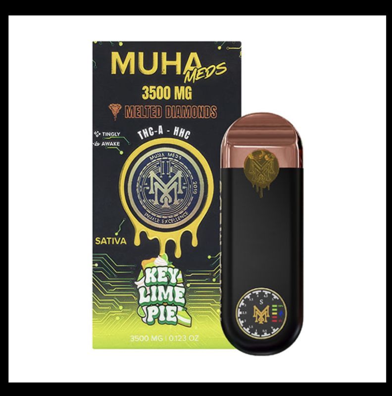 Muha Meds Gen 3 Melted Diamonds THC-A + HHC Disposable – 3.5g