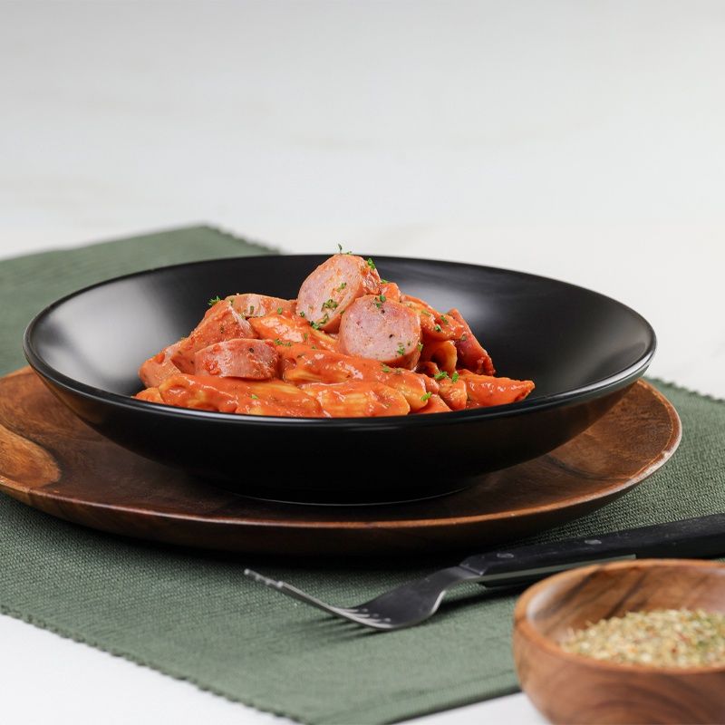 C6 Penne saucisses douces