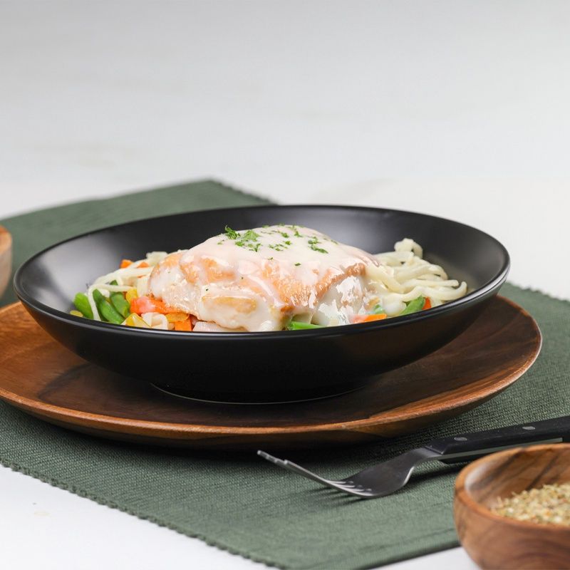 D4 Saumon sauce blanche