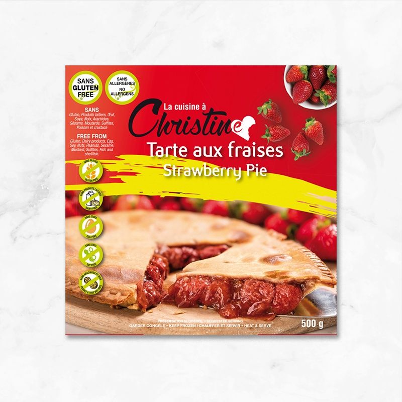 Tarte aux fraises Sans allergènes