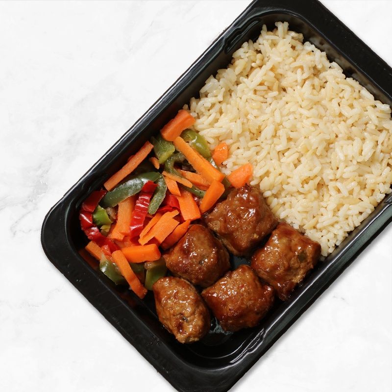 Boulettes porc teriyaki