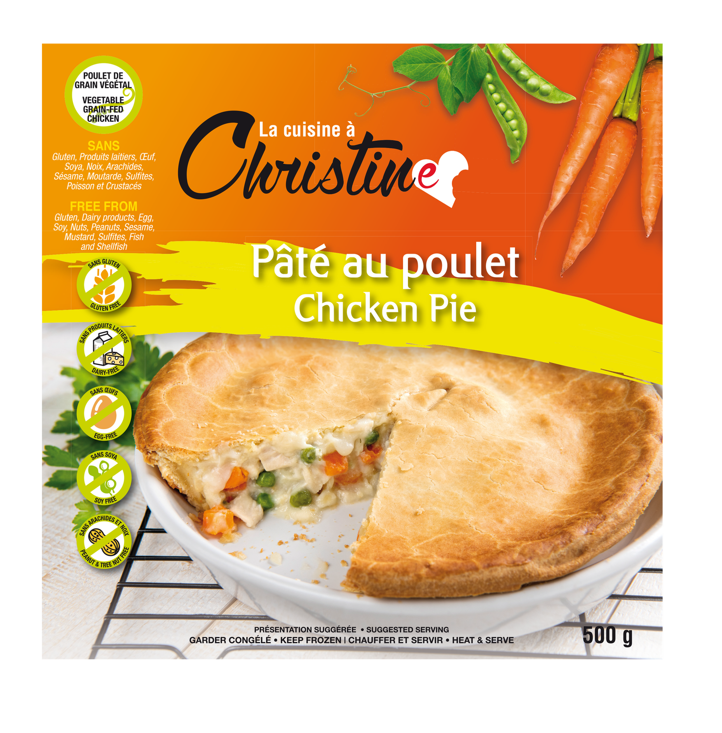 Pâté au poulet Sans allergènes