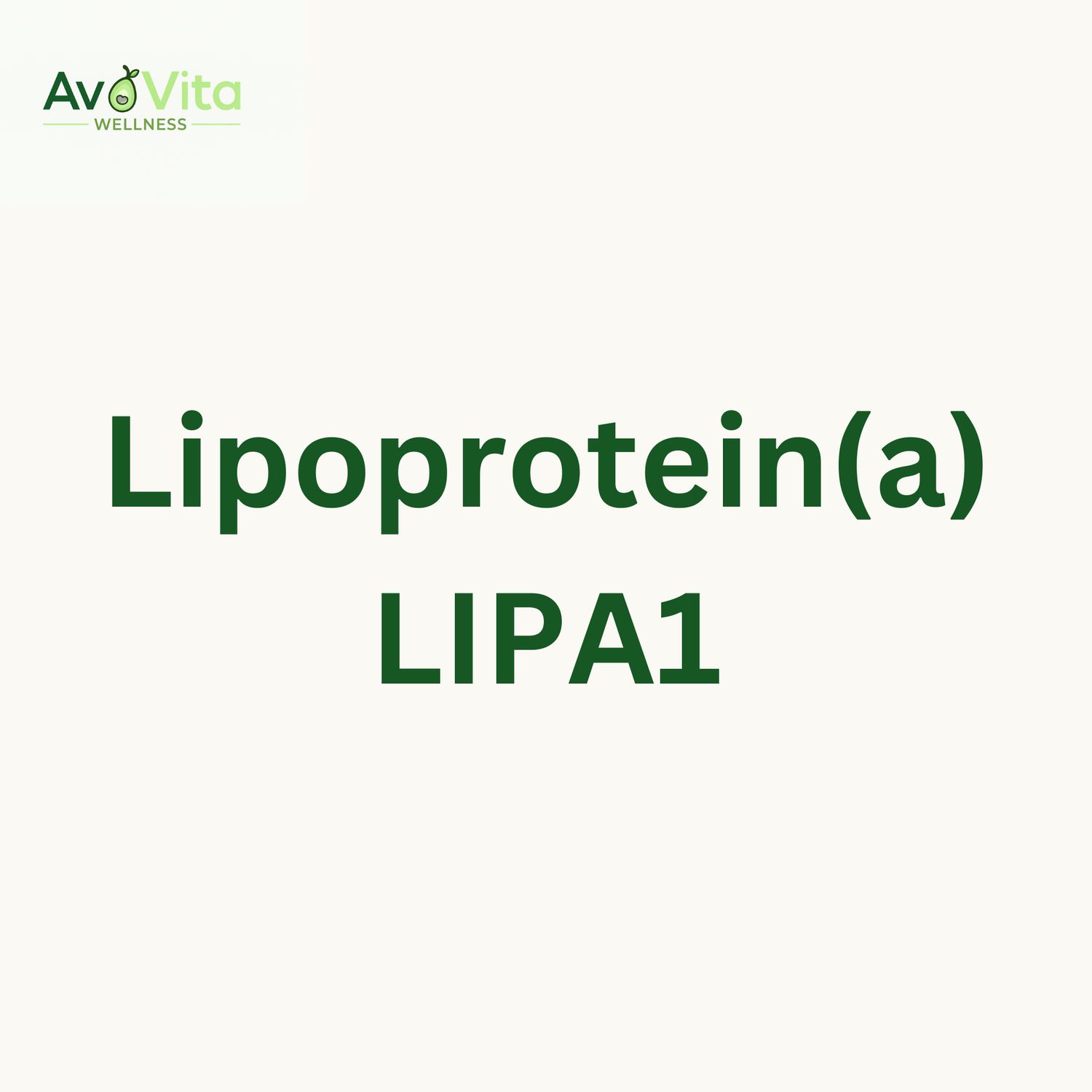 Lipoprotein(a) - LIPA1