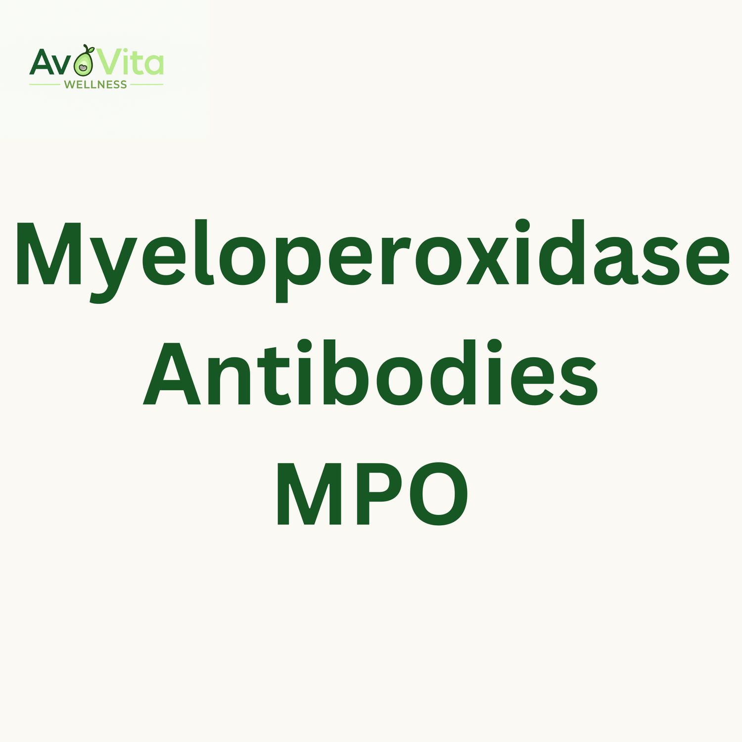 Myeloperoxidase Antibodies, IgG - MPO
