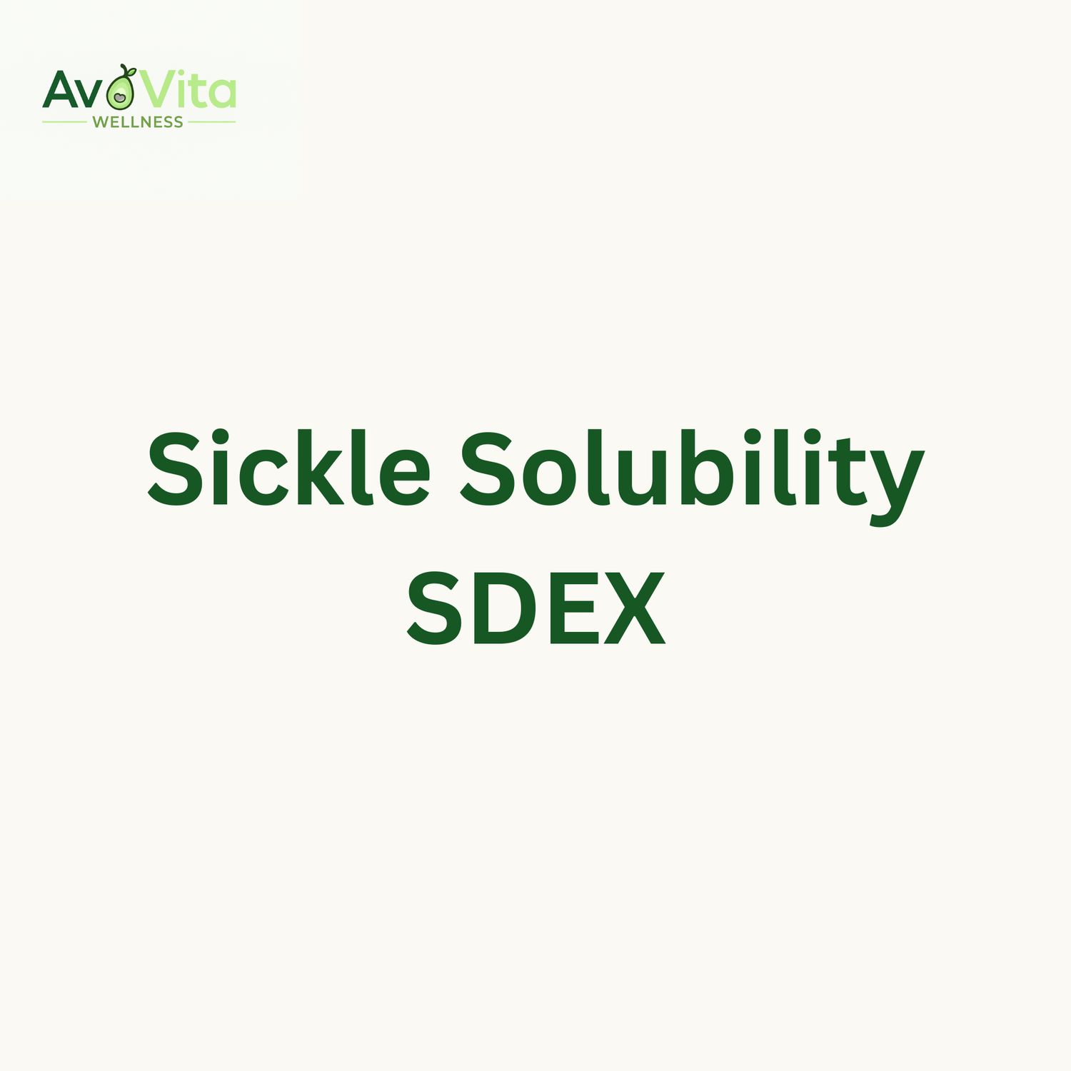 Sickle Solubility - SDEX