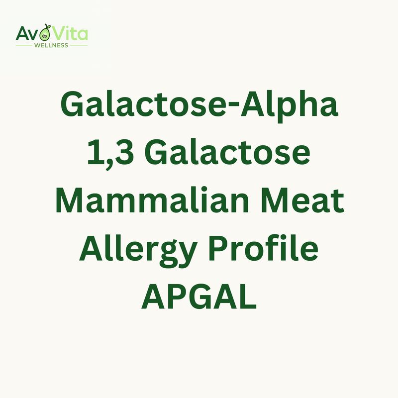 Galactose-Alpha-1,3-Galactose (Alpha-Gal) Mammalian Meat Allergy Profile - APGAL