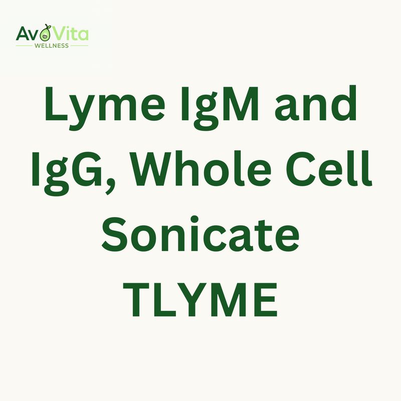 Lyme IgM and IgG, Whole Cell Sonicate - TLYME