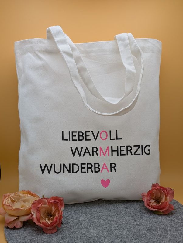 ​Personalisierte Familientasche – Weiß (verschiedene Designs)