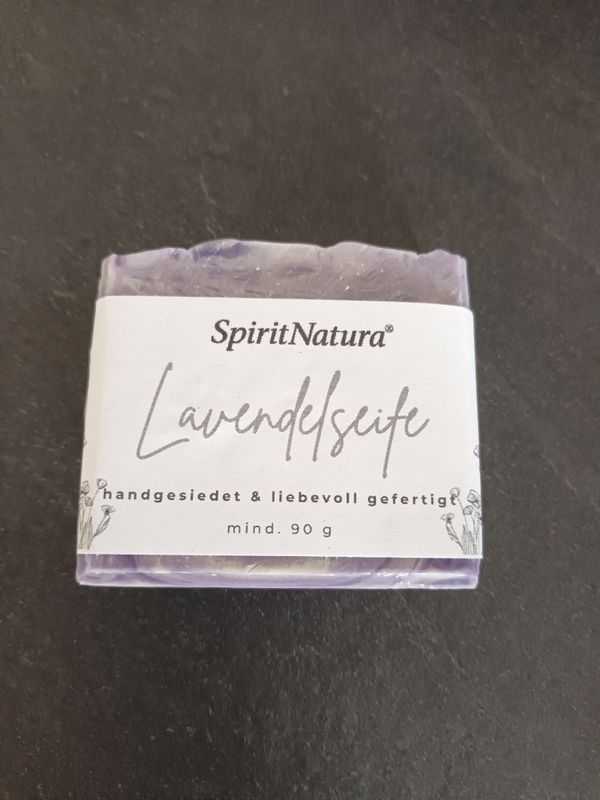 Lavendelseife ohne Palmöl oder Parfüm