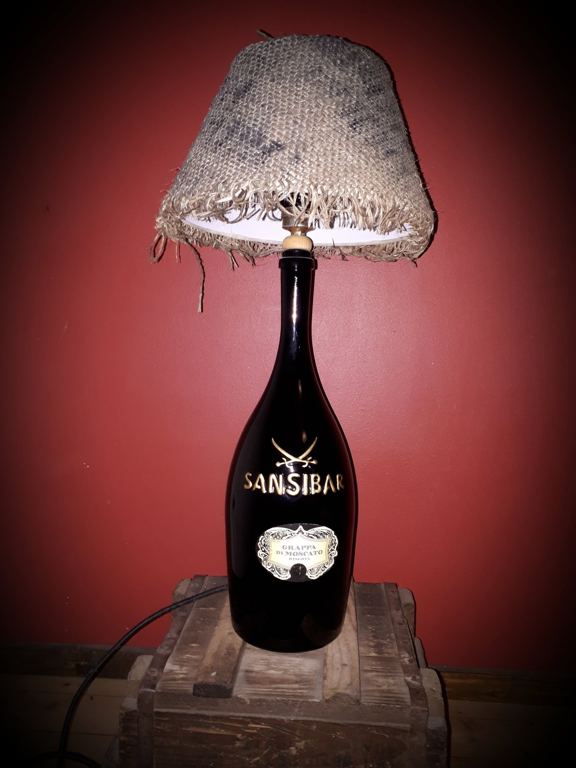 Sansibar Lampe 3 Liter Flasche garantiertes Unikat