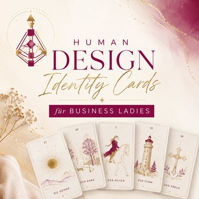 Human Design Identity Cards für Businessladys