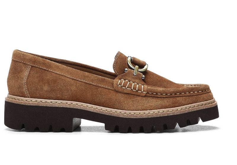 Helios saddle calf suede