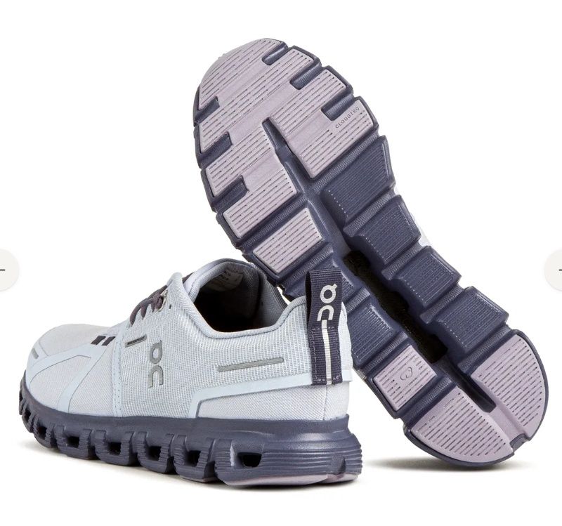 ON Cloud six waterproof Heather metal