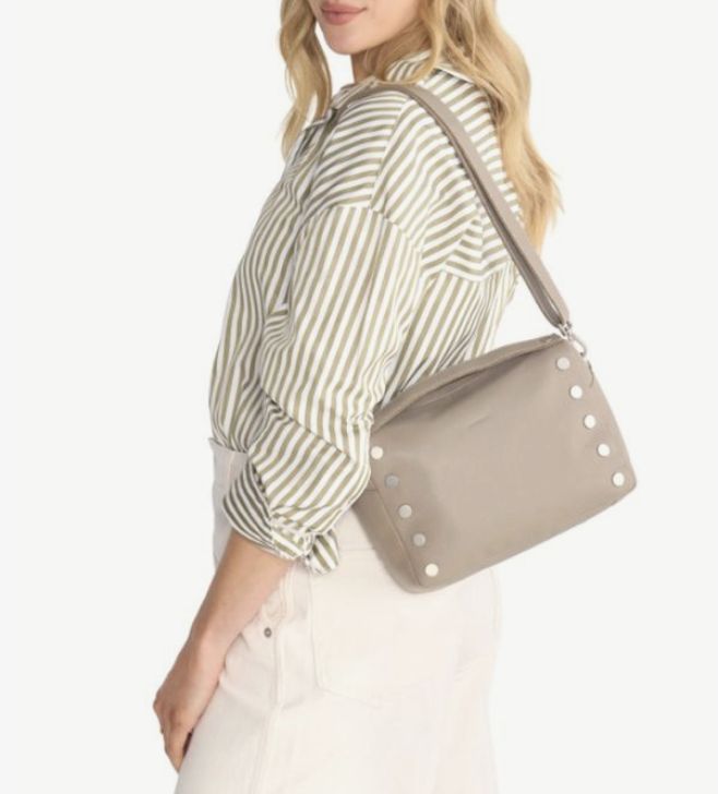 Evan Crossbody, Color: Grey, Size: Small