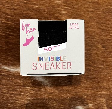 Invisible Sneaker Black-Her