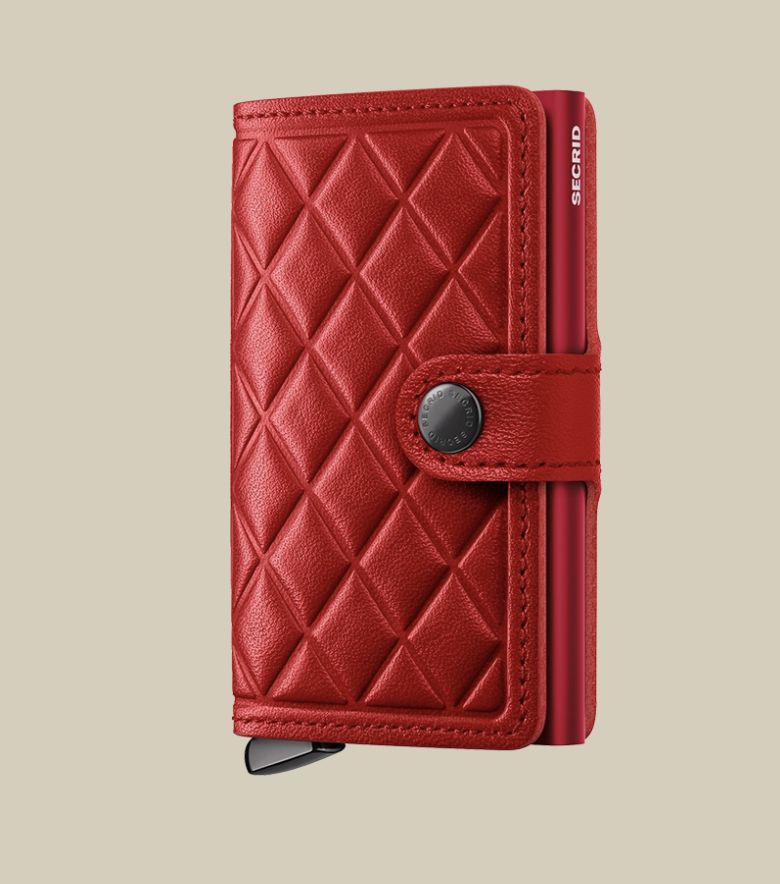 Miniwallet Emboss Diamond Red