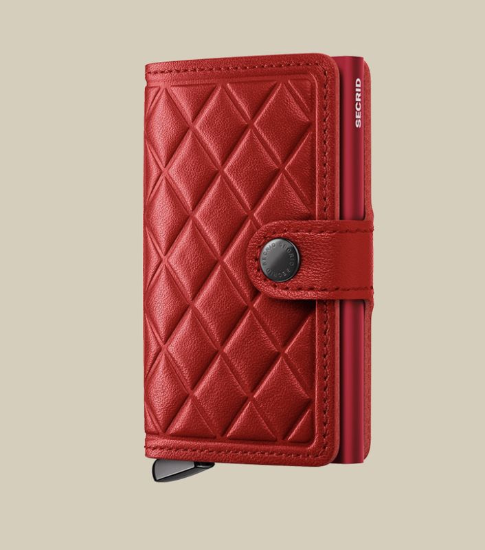 Miniwallet Emboss Diamond Red