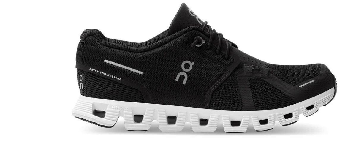 ON Cloud 6 Women, Color: Blk/white, Size: 7