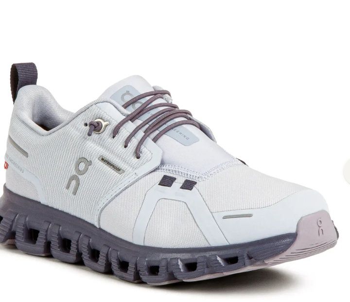 ON Cloud six waterproof Heather metal, Size: 7.5