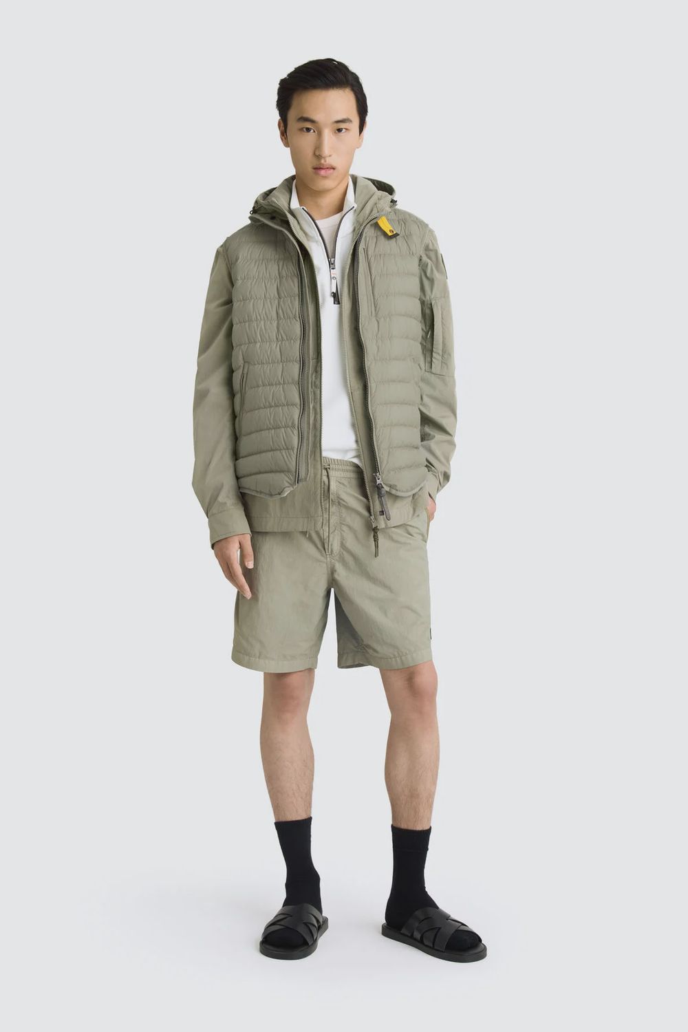 Perfect Down Vest- Ashen Sage