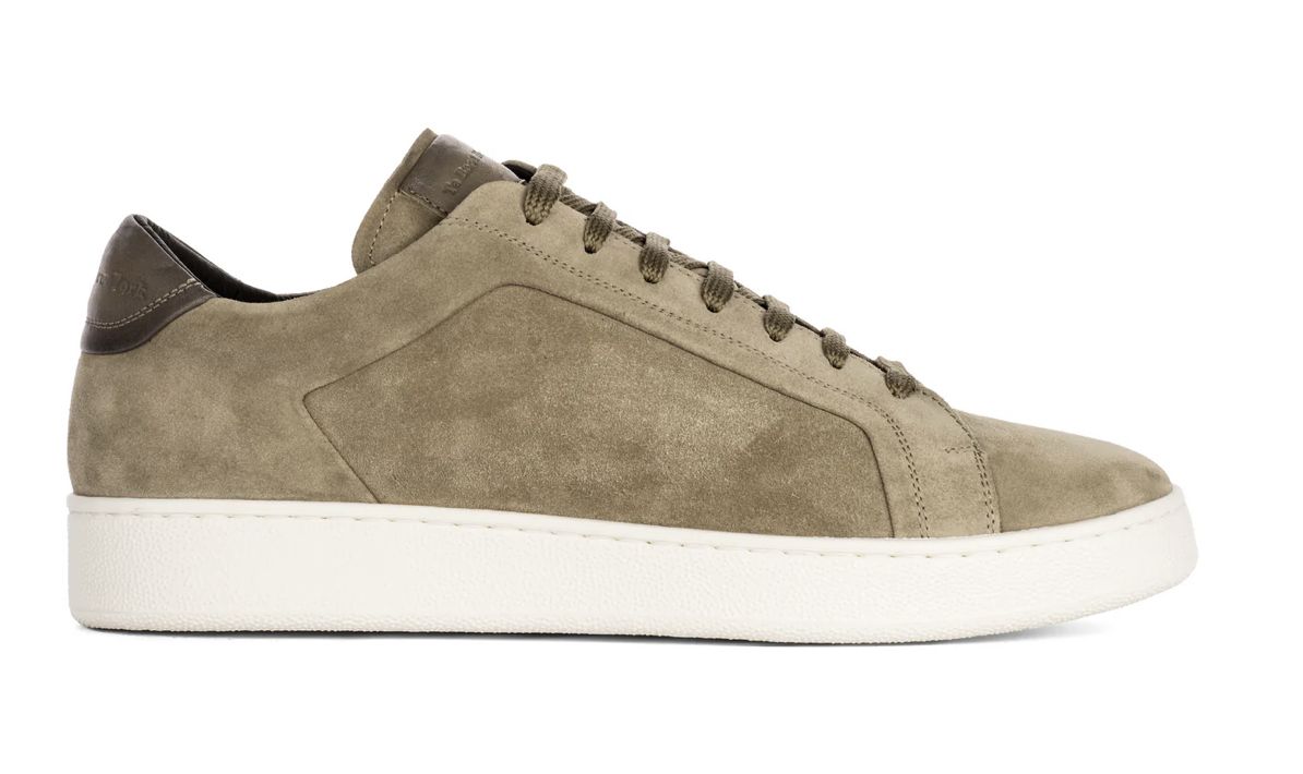 Monterey Taupe Suede Sneaker, Size: 9