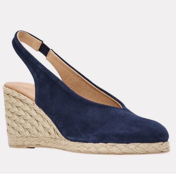 Pamela- Navy Suede, Color: navy, Size: 7